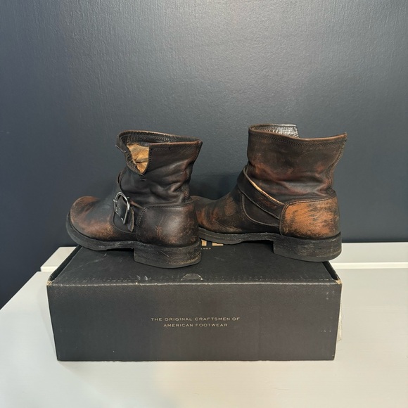 Frye Women’s Veronica Bootie in Antiqued Black Size 6.5 - Picture 6 of 9